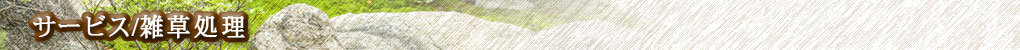 雑草処理 サービスTANAKEN